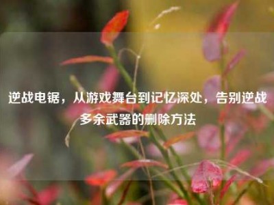 逆战电锯，从游戏舞台到记忆深处，告别逆战多余武器的删除方法
