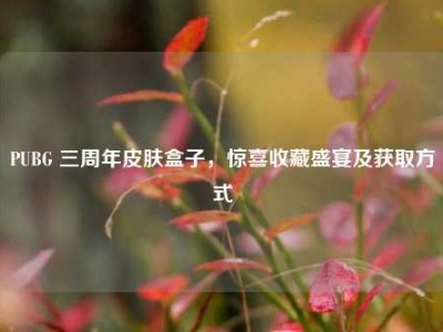 PUBG 三周年皮肤盒子，惊喜收藏盛宴及获取方式