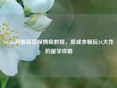 Steam阿根廷区保姆级教程，低成本畅玩3A大作的留学攻略