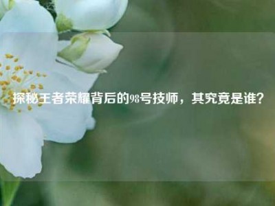 探秘王者荣耀背后的98号技师，其究竟是谁？