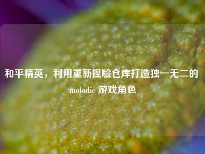 和平精英，利用重新捏脸仓库打造独一无二的 molodic 游戏角色