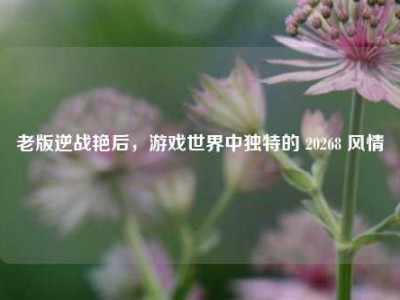 老版逆战艳后，游戏世界中独特的 20268 风情