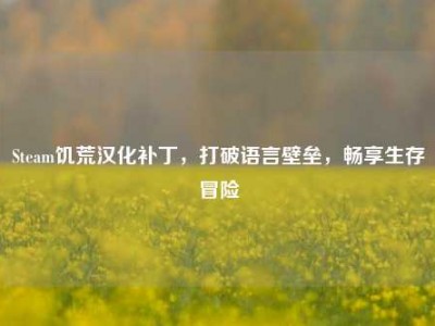 Steam饥荒汉化补丁，打破语言壁垒，畅享生存冒险