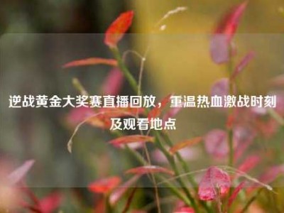 逆战黄金大奖赛直播回放，重温热血激战时刻及观看地点