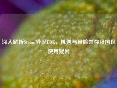 深入解析Steam外区CDK，机遇与风险并存及国区使用疑问