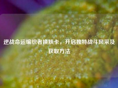 逆战命运编织者换肤卡，开启独特战斗风采及获取方法