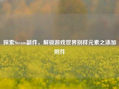 探索Steam副件，解锁游戏世界别样元素之添加附件