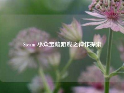 Steam 小众宝藏游戏之神作探索