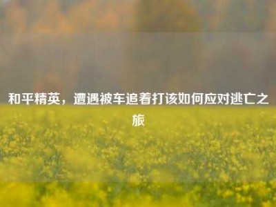 和平精英，遭遇被车追着打该如何应对逃亡之旅