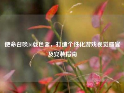 使命召唤16载色器，打造个性化游戏视觉盛宴及安装指南