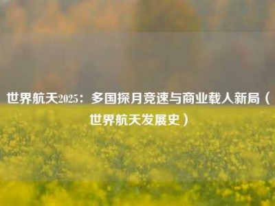 世界航天2025：多国探月竞速与商业载人新局（世界航天发展史）