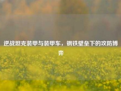 逆战坦克装甲与装甲车，钢铁壁垒下的攻防博弈