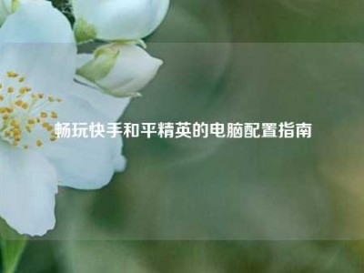 畅玩快手和平精英的电脑配置指南