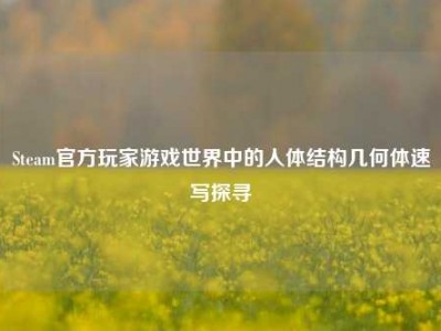 Steam官方玩家游戏世界中的人体结构几何体速写探寻