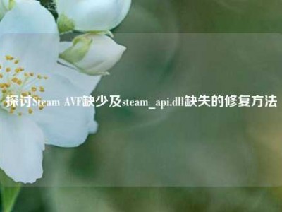 探讨Steam AVF缺少及steam_api.dll缺失的修复方法