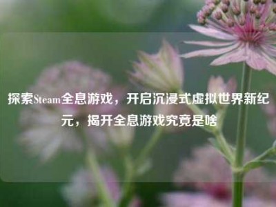 探索Steam全息游戏，开启沉浸式虚拟世界新纪元，揭开全息游戏究竟是啥