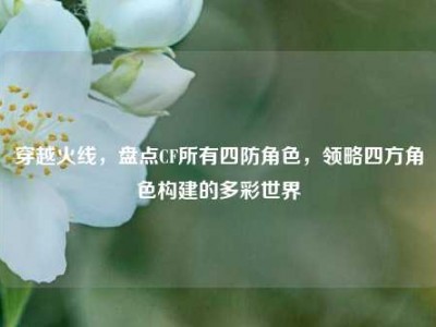 穿越火线，盘点CF所有四防角色，领略四方角色构建的多彩世界