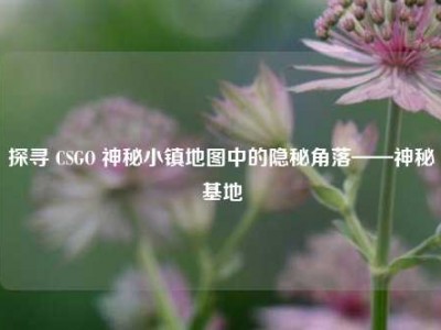探寻 CSGO 神秘小镇地图中的隐秘角落——神秘基地