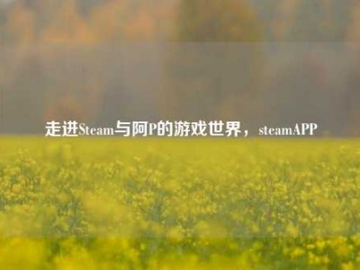 走进Steam与阿P的游戏世界，steamAPP