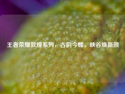 王者荣耀敦煌系列，古韵今辉，峡谷焕新颜