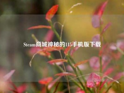 Steam商城神秘的115手机版下载