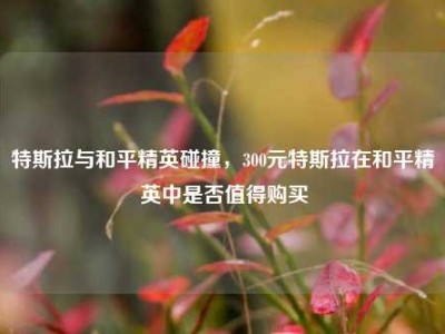 特斯拉与和平精英碰撞，300元特斯拉在和平精英中是否值得购买