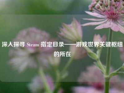 深入探寻 Steam 指定目录——游戏世界关键枢纽的所在