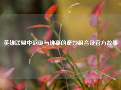 英雄联盟中璐璐与维嘉的奇妙组合及官方故事