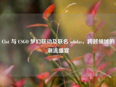 Clot 与 CSGO 梦幻联动及联名 adidas，跨越领域的潮流盛宴