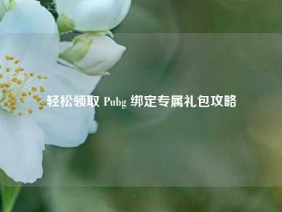 轻松领取 Pubg 绑定专属礼包攻略