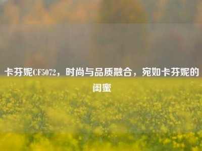 卡芬妮CF5072，时尚与品质融合，宛如卡芬妮的闺蜜