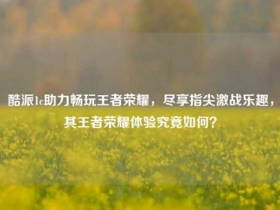 酷派1c助力畅玩王者荣耀，尽享指尖激战乐趣，其王者荣耀体验究竟如何？