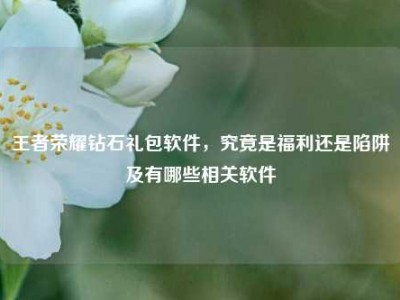 王者荣耀钻石礼包软件，究竟是福利还是陷阱及有哪些相关软件