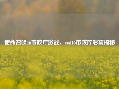 使命召唤16市政厅激战，cod16市政厅彩蛋揭秘