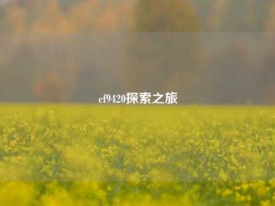 cf9420探索之旅
