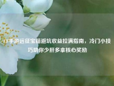CF手游远征宝箱避坑收益拉满指南，冷门小技巧助你少肝多拿核心奖励