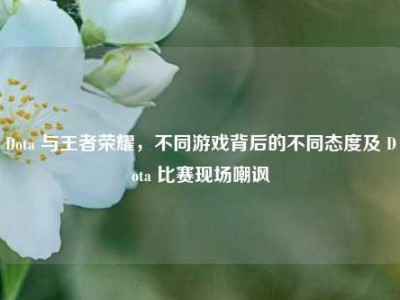 Dota 与王者荣耀，不同游戏背后的不同态度及 Dota 比赛现场嘲讽