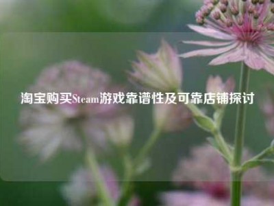 淘宝购买Steam游戏靠谱性及可靠店铺探讨