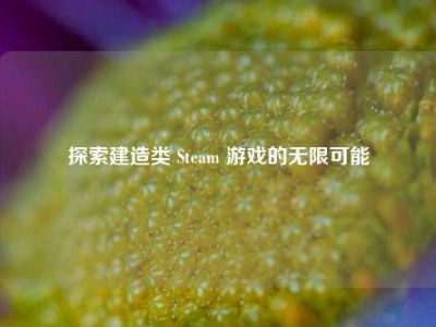 探索建造类 Steam 游戏的无限可能