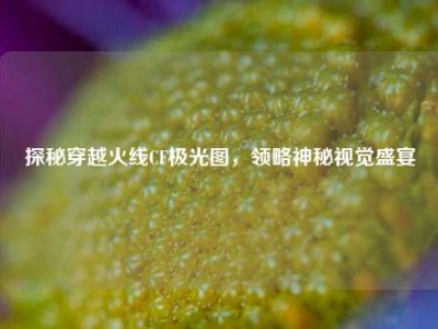 探秘穿越火线CF极光图，领略神秘视觉盛宴