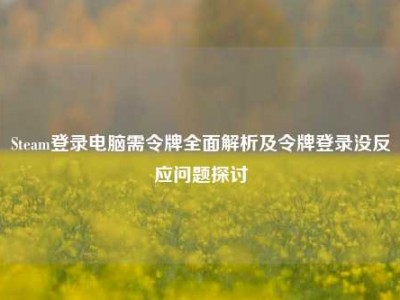 Steam登录电脑需令牌全面解析及令牌登录没反应问题探讨
