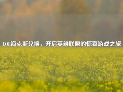 LOL海克斯兑换，开启英雄联盟的惊喜游戏之旅