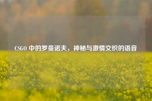 CSGO 中的罗曼诺夫，神秘与激情交织的语音
