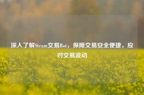 深入了解Steam交易Bot,保障交易安全便捷,应对交易波动