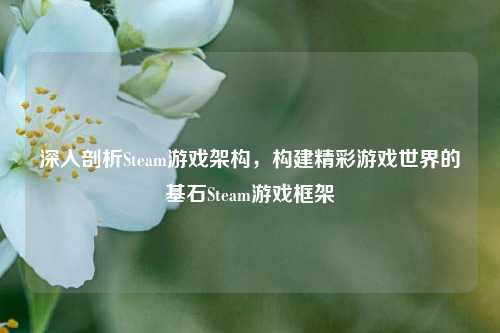 深入剖析Steam游戏架构,构建精彩游戏世界的基石Steam游戏框架