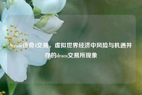 Steam传奇4交易,虚拟世界经济中风险与机遇并存的draco交易所现象