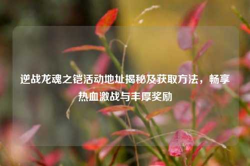 逆战龙魂之铠活动地址揭秘及获取方法，畅享热血激战与丰厚奖励