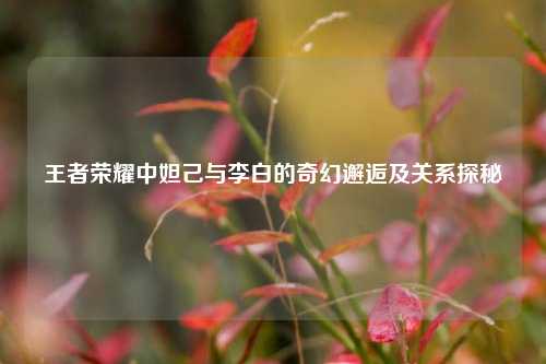 王者荣耀中妲己与李白的奇幻邂逅及关系探秘