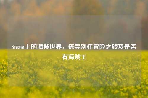 Steam上的海贼世界，探寻别样冒险之旅及是否有海贼王