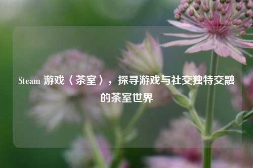 Steam 游戏〈茶室〉，探寻游戏与社交独特交融的茶室世界